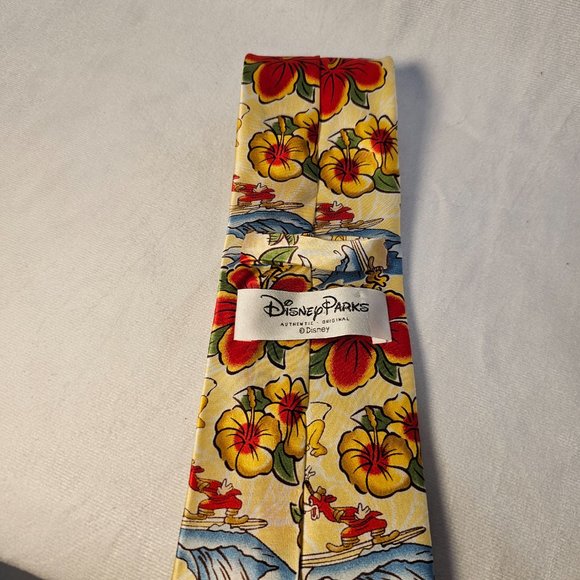 Disney Parks 100% Silk Hawaiian Island Tie - Picture 3 of 4
